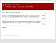 Tablet Screenshot of mootcourt.jmls.edu